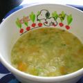 おつね's cooksnap of when they made 離乳食・後期■コーンスープでマカロニ野菜.