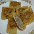 スージー＆ジル's cooksnap of when they made 簡単うまうま☆油揚げの肉詰め焼き.