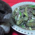 korakko's cooksnap of when they made なすのピリ辛そぼろあんかけ.