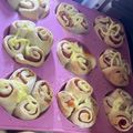 Necola's cooksnap of when they made くるくる✿ハムロールパン✿.