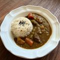 pali's cooksnap of when they made カレーを三日月に注ぐと可愛いかな？.