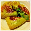 TARUFU's cooksnap of when they made アボカド＆納豆の油揚げ包み焼き☆.