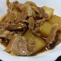 みー３２'s cooksnap of when they made 大根と豚肉のオイスター煮.