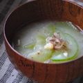 kazz72's cooksnap of when they made なすときゅうりの味噌汁.