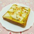 pitachan1's cooksnap of when they made マスタード風味のりんごのトースト.