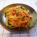Kenmamac's cooksnap of when they made しっとり懐かし？ナポリタン。.