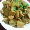羽尼うに's cooksnap of when they made 鶏肉と厚揚げ　大根の筑前煮風.