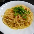 ゆいランラン's cooksnap of when they made たらこスパ.