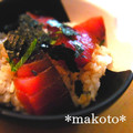 makoto♪'s cooksnap of when they made 簡単☆マグロの漬丼.