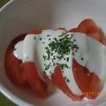 ぷちたく's cooksnap of when they made ヨーグルトソースで❤トマトサラダ.