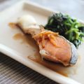 kigiri's cooksnap of when they made サーモン　生姜醤油かけ.