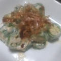 ＲＫまま's cooksnap of when they made おくらのおかかマヨ和え.
