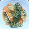 Machalin's cooksnap of when they made サブおかずに♪水菜の煮浸し.