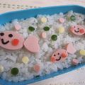 紅葉ｙ's cooksnap of when they made ＊キャラ弁＊簡単♪のせるだけ金魚ちゃん.