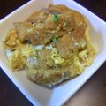 にしまぎ's cooksnap of when they made 駄菓子でごはん！ソースかつ丼♪.