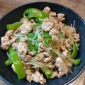 ばたみそーぱん☆'s cooksnap of when they made ピリ辛☆ひき肉とピーマンの春雨炒め.