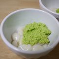 かどかず's cooksnap of when they made ❤ずんだ白玉餅❤.