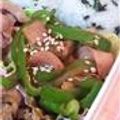 みや☆なな's cooksnap of when they made お弁当に☆ポン酢＊ピーマン炒め.