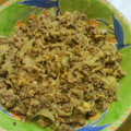 コアラ（ーＱー）'s cooksnap of when they made 新玉ねぎ・卵・合挽き肉の甘～い炒め物☆.