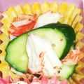 古都きょうと's cooksnap of when they made かにかまときゅうりのささっと炒め.