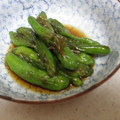 Michonchon's cooksnap of when they made 簡単！ししとうの麺つゆ漬け.