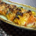 inyako's cooksnap of when they made 南瓜とトマトのコンソメチーズ焼き.