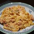 kinako550's cooksnap of when they made 生ｸﾘｰﾑいらず☆トマトクリームパスタ.