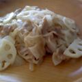 achakomama's cooksnap of when they made れんこんとベーコンの塩きんぴら.