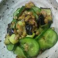 の子さん's cooksnap of when they made 茄子とキュウリの納豆和え.