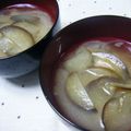 うめもどき's cooksnap of when they made 茄子と茗荷の味噌汁.