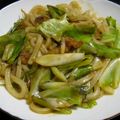 るる子's cooksnap of when they made 焼きうどん.