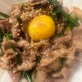 sacching's cooksnap of when they made ニラと豚こまのスタミナ炒め.