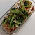 ほのりんママさん's cooksnap of when they made 【副菜】ちくわと小松菜のカレーマヨ炒め.