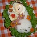 shizuのうち's cooksnap of when they made ミッフィーちゃん弁当　☆キャラ弁☆.