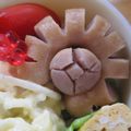わん吉の母's cooksnap of when they made 華やか♪お花が咲いたウィンナー　お弁当に.
