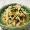 スマイルちょこ's cooksnap of when they made エノキとワカメの辛子入酢の物.