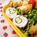 ケロらぶ's cooksnap of when they made お弁当に✿オクラとチーズのハム巻き.