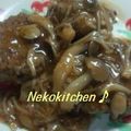 ねこしっぽ's cooksnap of when they made 子供も大好き！チーズキノコハンバーグ♪.