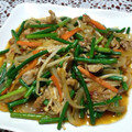 うまうま・らぶ's cooksnap of when they made にんにくの芽と豚肉の炒めもの。.
