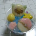 saya＊。's cooksnap of when they made お豆腐白玉＊ミジュマル＊ポケモンBW.
