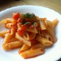 もも家のもも's cooksnap of when they made ペンネアラビアータ.