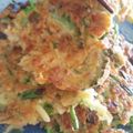 おいら73's cooksnap of when they made ゴーヤのチヂミ？お好み焼き？.
