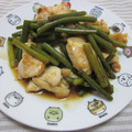さったんママ's cooksnap of when they made 柔らか～❤鶏むね肉とにんにくの芽の炒め.