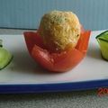 ななこ２２'s cooksnap of when they made お弁当のすきまに☆プチトマトのお花☆.