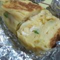 ユーロン's cooksnap of when they made クリームチーズとねぎの卵焼き.