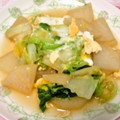 ★しょーこ★'s cooksnap of when they made はくさいとだいこんのたまごとじ.
