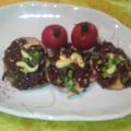 Raiｒeo's cooksnap of when they made しいたけの肉味噌マヨ焼き.