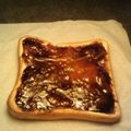 猫クック's cooksnap of when they made 塗るだけ♪チョコ＆マーマレードトースト☆.