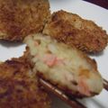 pinkのかえる君's cooksnap of when they made ＊なんちゃって＊＊カニクリームコロッケ＊.