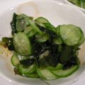 おつね's cooksnap of when they made ワカメと胡瓜の酢のもの.